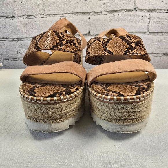 CROWN VINTAGE DAYLEN ESPADRILLE WEDGE SANDALS WOMENS SIZE 8 EUC - Picture 7 of 7